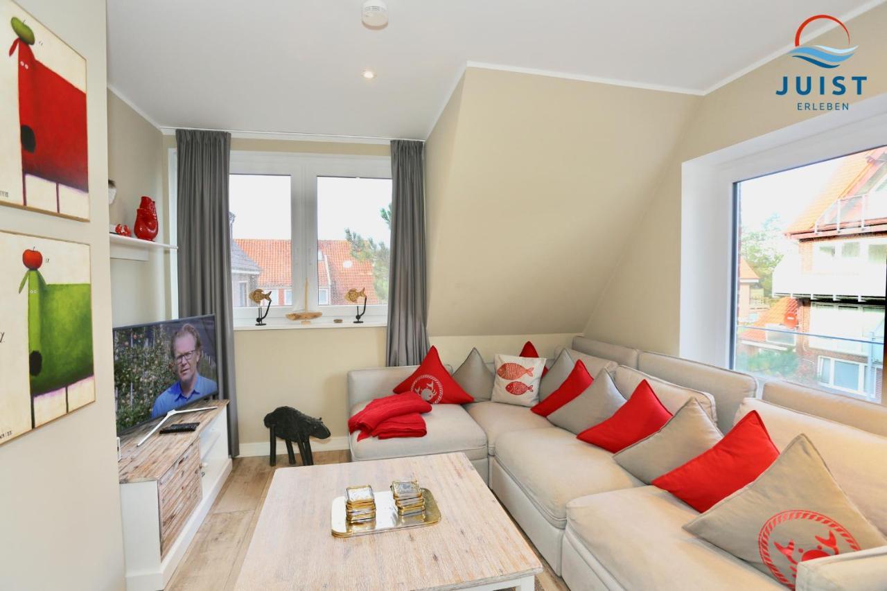 Haus Achterhus 213 - Wohnung 13 "Rote Krabbe" Juist Esterno foto
